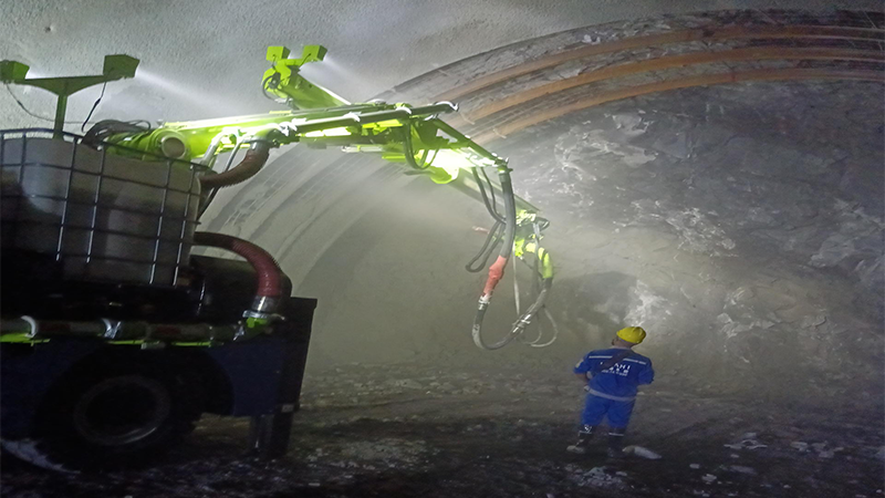 隧道襯砌專用的濕噴機械手在施工技術(shù)優(yōu)勢(圖1) 隧道襯砌專用的濕噴機械手在施工技術(shù)優(yōu)勢(圖1)