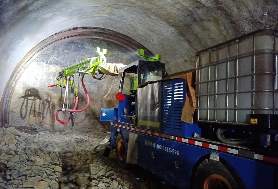 隧道濕噴臺車的應用場景與市場發(fā)展(圖1) 隧道濕噴臺車的應用場景與市場發(fā)展(圖1)