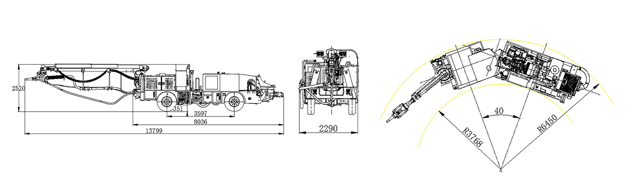 UPS-20J礦用混凝土噴射車(圖1) UPS-20J礦用混凝土噴射車(圖1)
